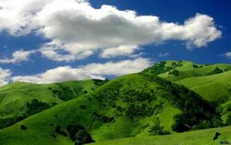 Wallpaper Green Mountains X Widescreen Desktop