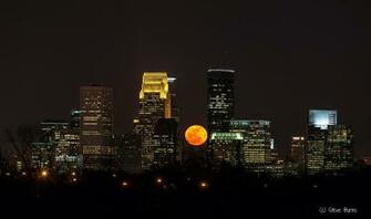 Full Moon Over Minneapolis Ogq Background HD