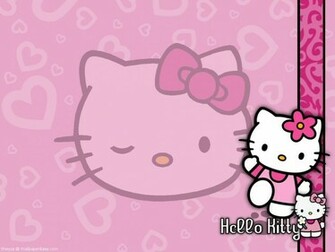 Kitty Wallpaper Hello Pink Cute