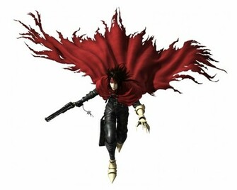 Final Fantasy Vii Vincent Valentine Simple Background Wallpaper