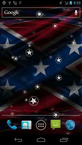 Rebel Flag With Thunder And Fire Effect There Are Lots Of