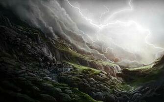 Rain Storm Wallpaper