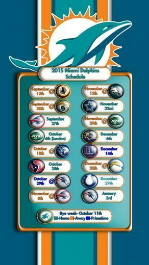 Thread Miami Dolphins Schedule Wallpaper