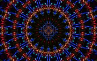 Wallpaper Patterns Dark Spinning Kaleidoscope HD Background