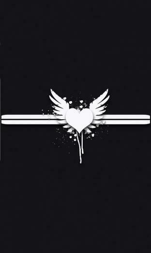 Heart With Wings Wallpaper