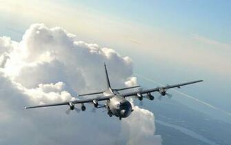 Clouds Aircraft Ac Spooky Spectre Wallpaper Background