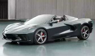 Top Already Dropped On Chevrolet Corvette Stingray Convertible