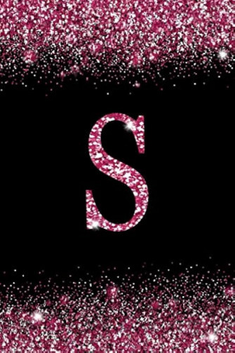 S Letter Initial Alphabet Monogram Notebook Monogrammed