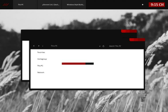 Black Red Minimal Windows By Cu88