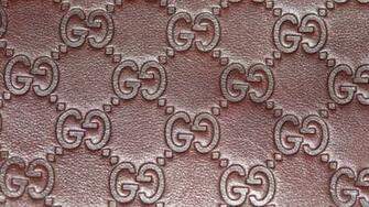 Gucci Leather Print Original Wallpaper HD Cool