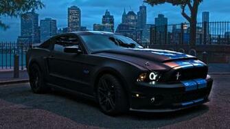 Matte Black Mustang HD Wallpaper Id