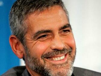 George Clooney Smile Wallpaper