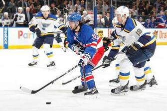 Rangers Vs Blues New York Photos