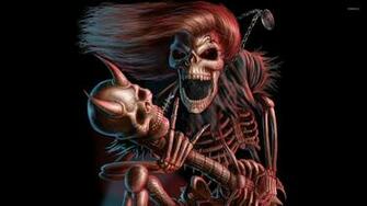 Scary Skeleton Wallpaper Fantasy