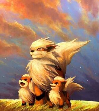 Growlithe And Arcanine Tattoos
