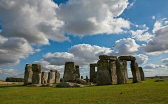 Stonehenge Cloud Grass Nature
