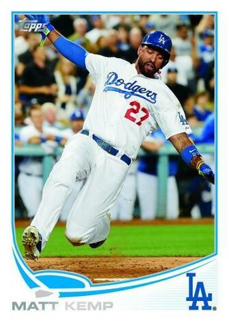 Matt Kemp Baseball Card Upper Deck Sa Mk Los Angeles Dodgers
