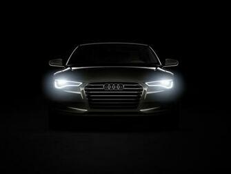 Bmw Black Car Front Lights Wallpaper