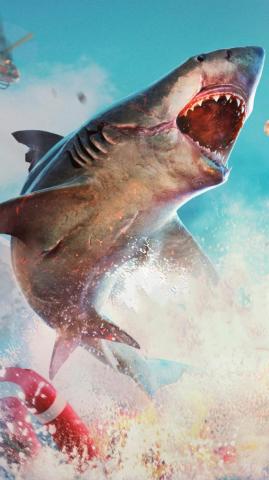 Maneater Video Game 4k Ultra HD Mobile Wallpaper Ocean Creatures