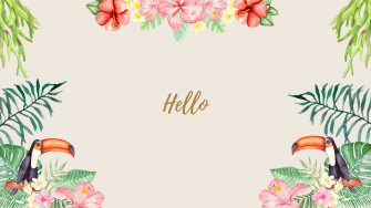 And Customizable Floral Desktop Wallpaper Templates