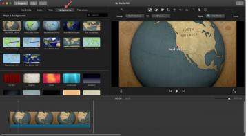 Use Animated Travel Map Background In Imovie