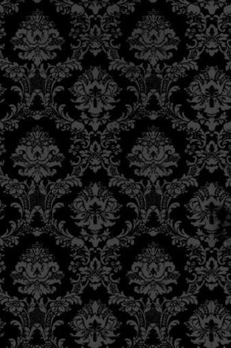 Black Damask iPhone HD Wallpaper