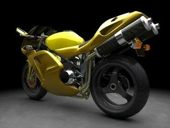 Yellow Sports Bike Wallpaper HD
