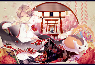 Book Domco Flowers Food Japanese Clothes Madara Male Natsume Reiko