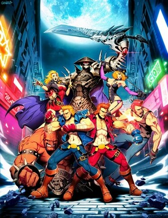Double Dragon Neon By Genzoman