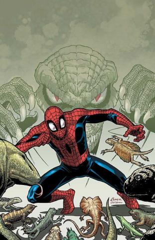 Spider Man Vs The Lizard Amanda Conner Marvel Comics