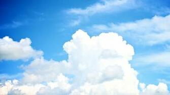 Clouds In The Sky Wallpaper White