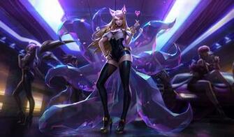 K Da Ahri Lol Wallpaper