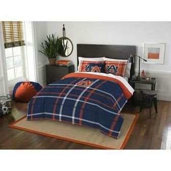 Auburn Tigers Full Comforter And Shams