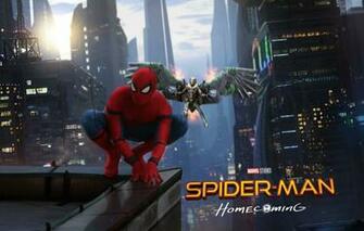 Wallpaper New York Spider Man Peter Parker Vulture Tom Holland