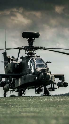 Wallpaper Ah 64d Apache Attack Helicopter Royal Air Force Dark