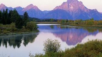 Landscapes Wyoming Wallpaper Grand