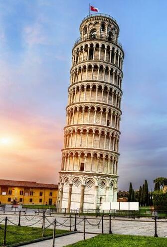 The Leaning Tower Of Pisa Pixel Kbytes Image