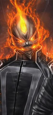 Ghost Rider Fortnite iPhone Wallpaper