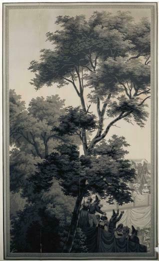 Grisaille Art Wallpaper Murals Screens Part I Laurel Home