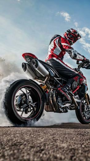 Ducati Hypermotard Sp Bike Burnout Pure 4k Ultra
