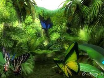 Butterfly 3d Screensaver Forest