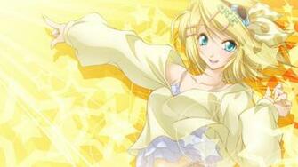 Wallpaper Kagamine Rin Girl Star