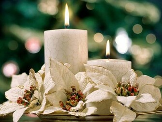 Wallpaper Christmas Candle