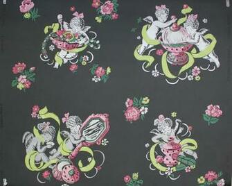 Rosie S Vintage Wallpaper With Cherubs