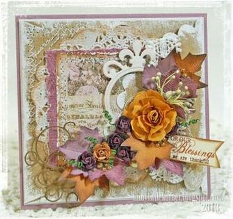 The Largest Rose Is Made With Spellbinders Creations Dies And