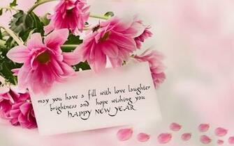 Happy New Year Rose Flowers Love Wallpaper HD