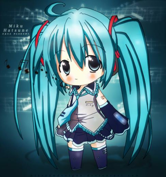 Chibi Miku Hatsune By Ntieyko