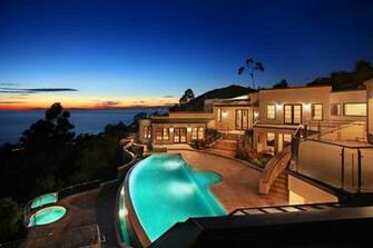 Luxury House With Swiming Pool Photo HD Wallpaper