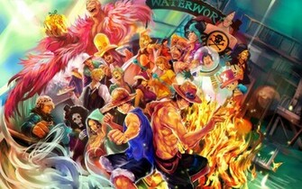 Wallpaper One Piece Nami And Law