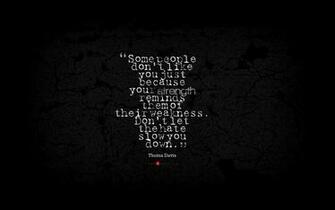 Thema Davis Quote About Strength And Weakness Widescreen Wallpaper